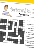 Crossword worksheet