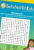 Wordsearch worksheet